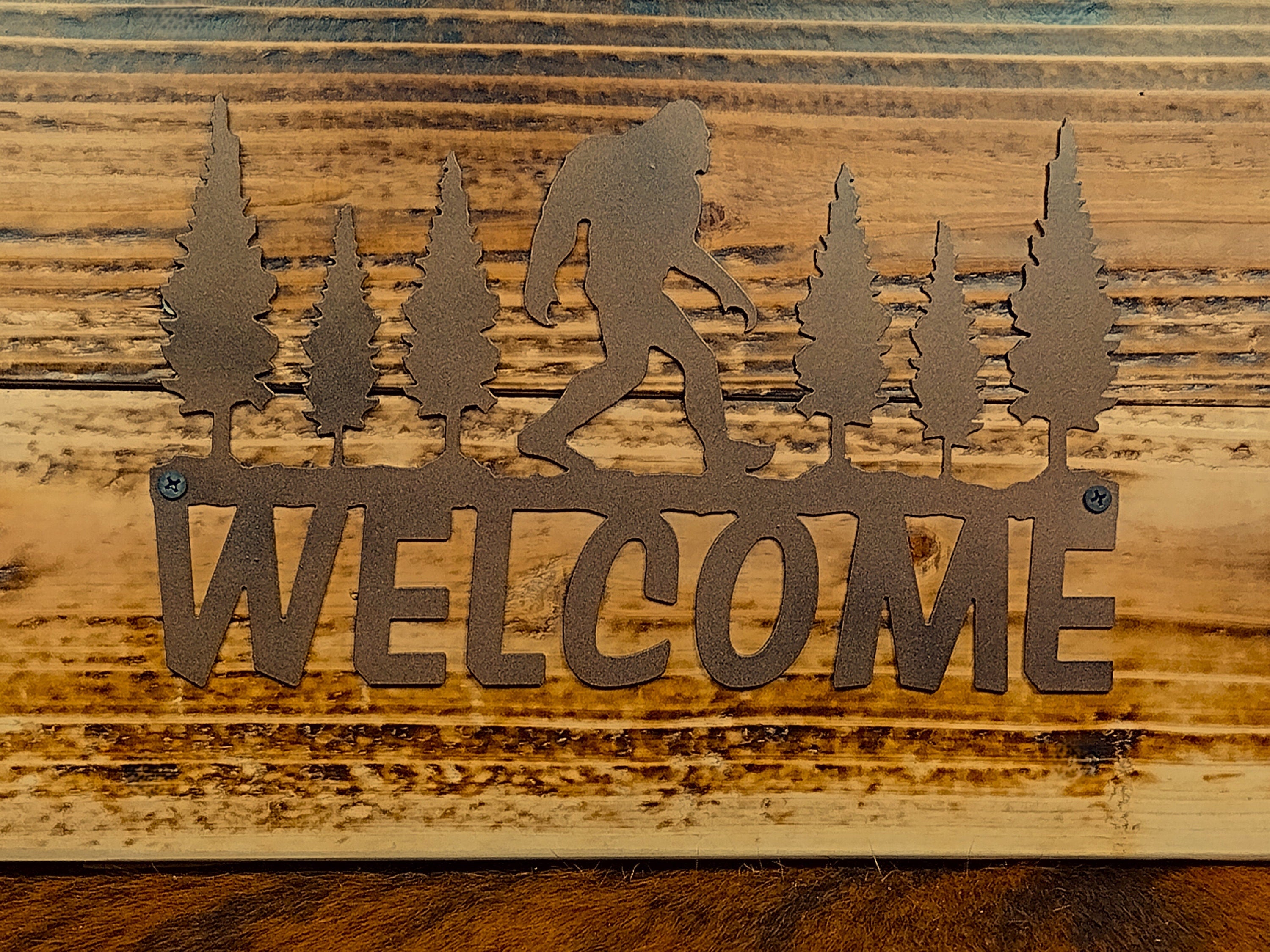 Cryptid Crew: Bigfoot- Sm. Welcome Sign