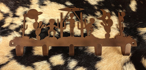 Aliens & The Unknown: First Encounter--Aliens at Play Under the Desert Night Sky- 5 Hook